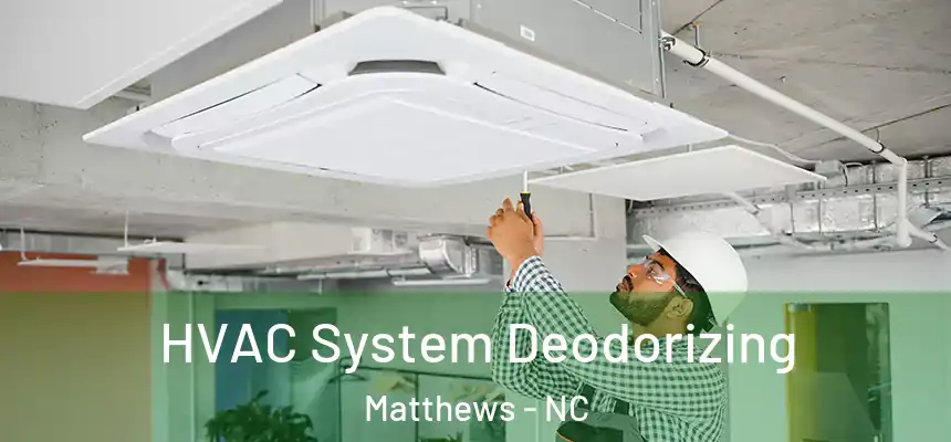 HVAC System Deodorizing Matthews - NC